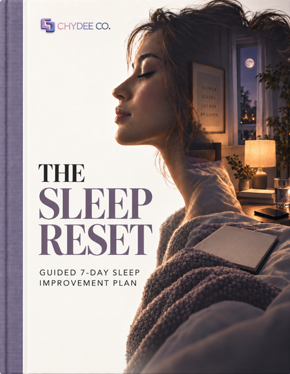 Guided 7-Day Sleep Improvement Plan guide cover