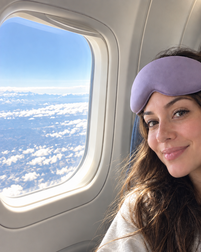CHYDEE weighted sleep mask in a shift-work rest routine