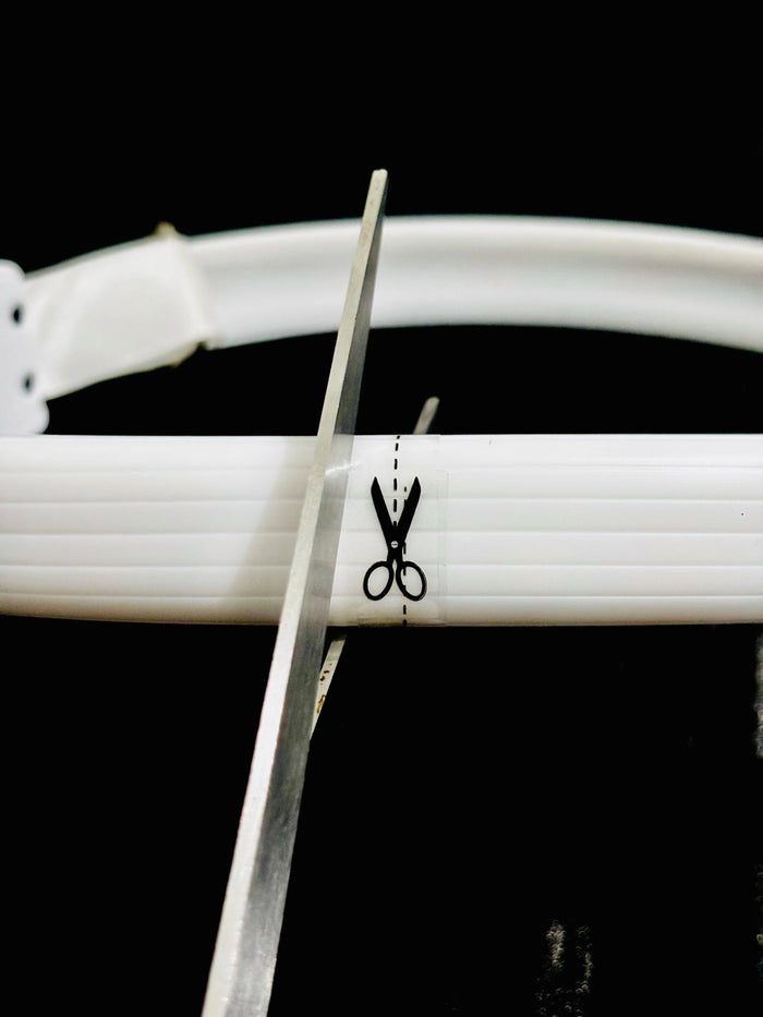 3. Cut from the tip end only — detail