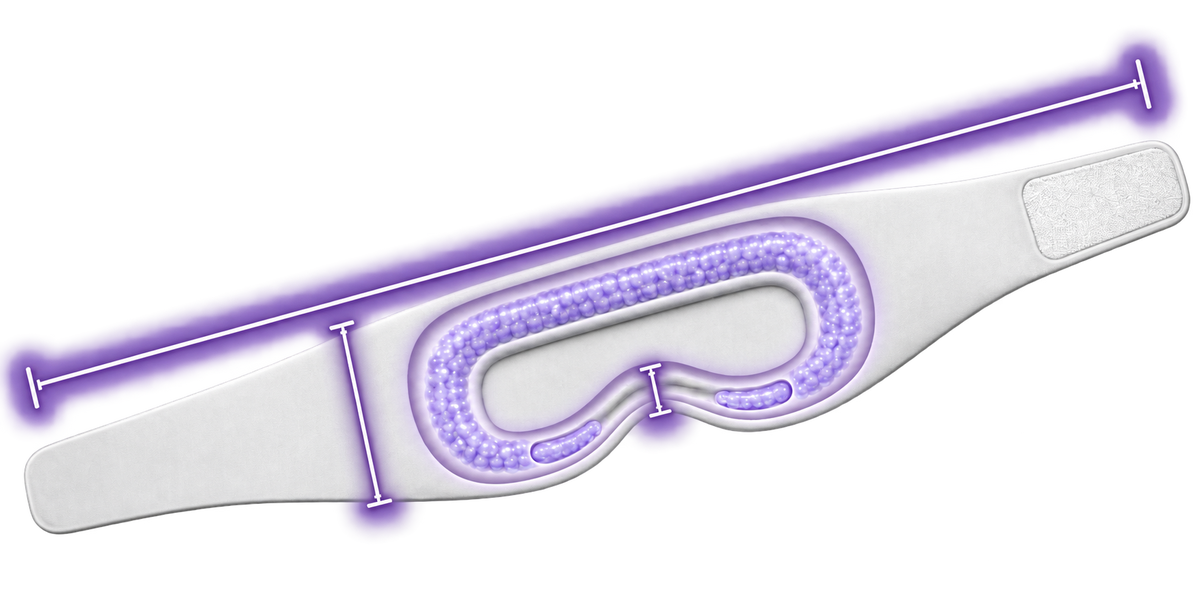 Front view of the CHYDEE Gravity Sleep Mask